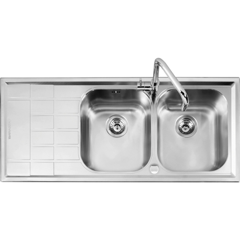 Barazza 1LLV120/2S lavello Lavello ad incasso Rettangolare Acciaio inox Prezzo basso