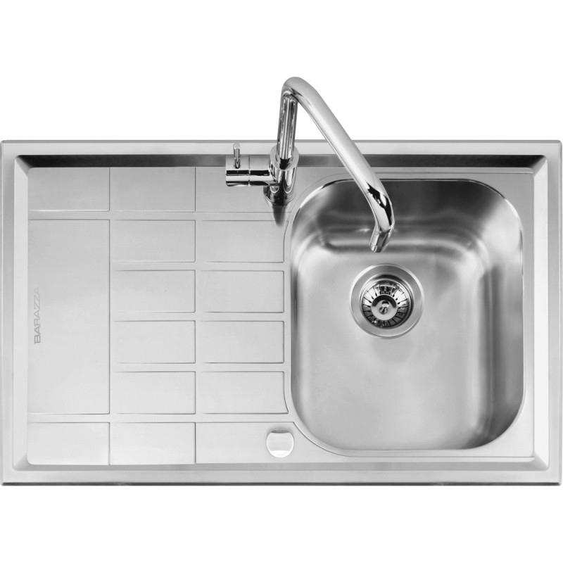 Barazza 1LLV90/1S lavello Lavello ad incasso Rettangolare Acciaio inox Super Saving Price