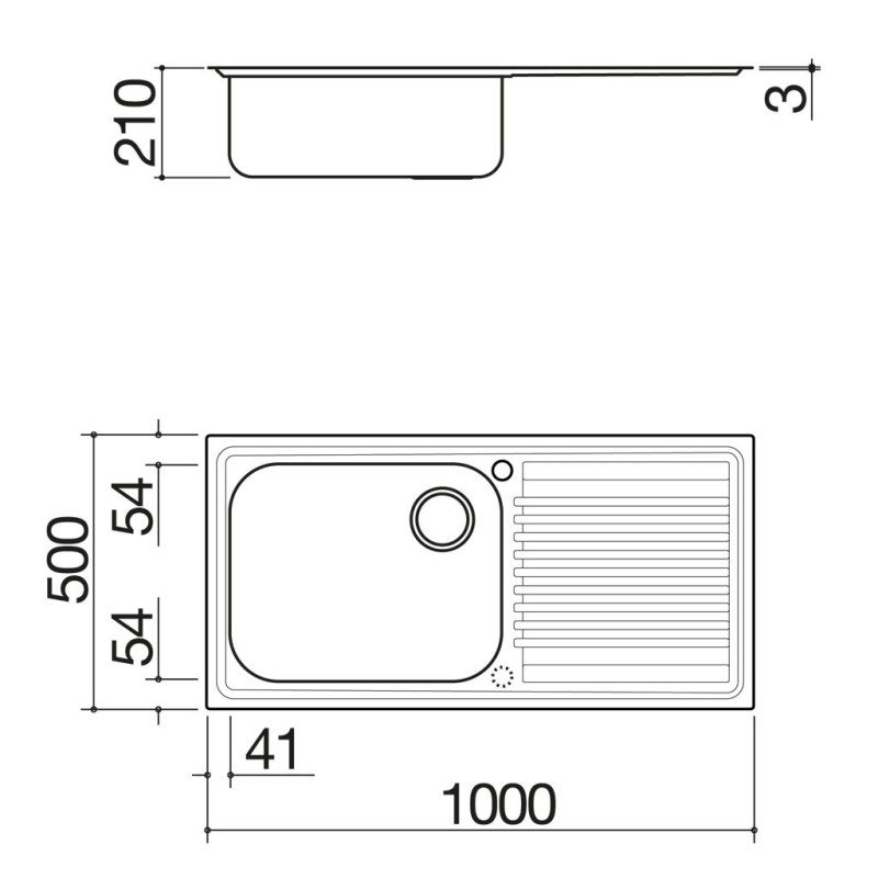 Barazza 1LFS10D lavello Lavello ad incasso Rettangolare Acciaio inox Promozione temporanea