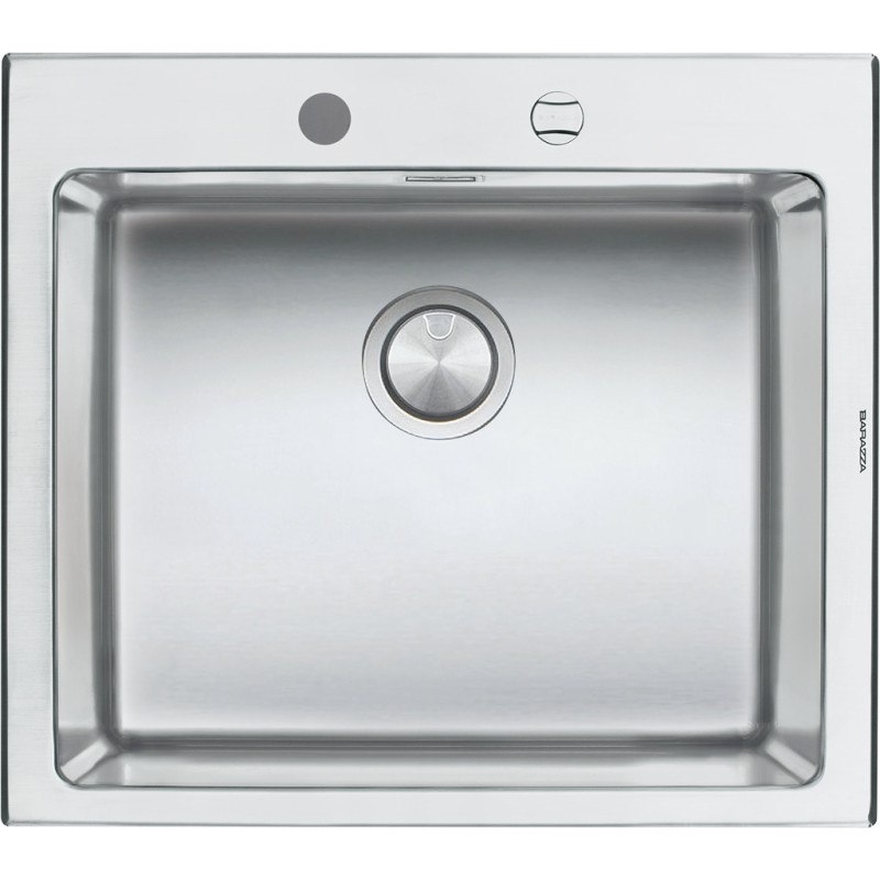 Barazza 1LBO61 lavello Lavello ad incasso Rettangolare Acciaio inox Super sconto