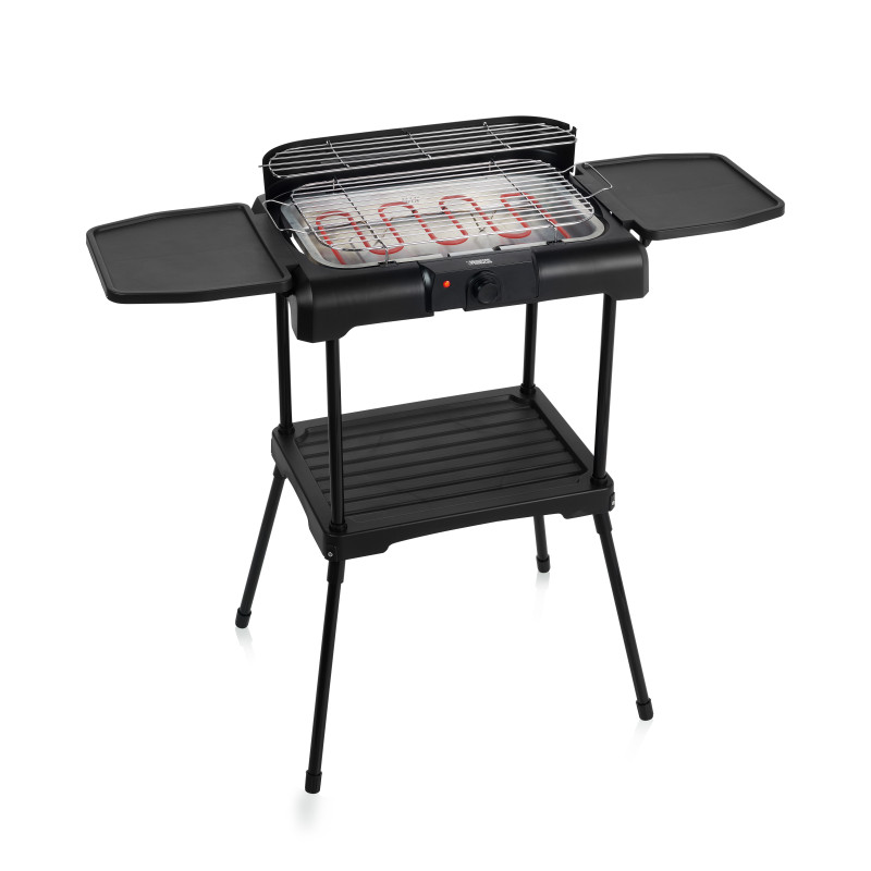 Princess 01.112250.01.001 BBQ elettrico con ripiani laterali Nuovo