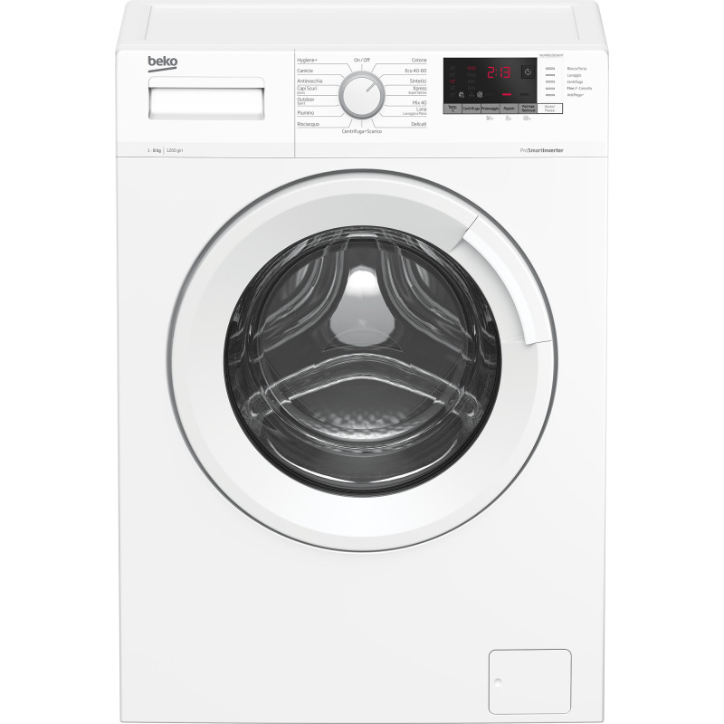 Beko WUXR81282WI/IT lavatrice Caricamento frontale 8 kg 1200 Giri/min Bianco Promozione