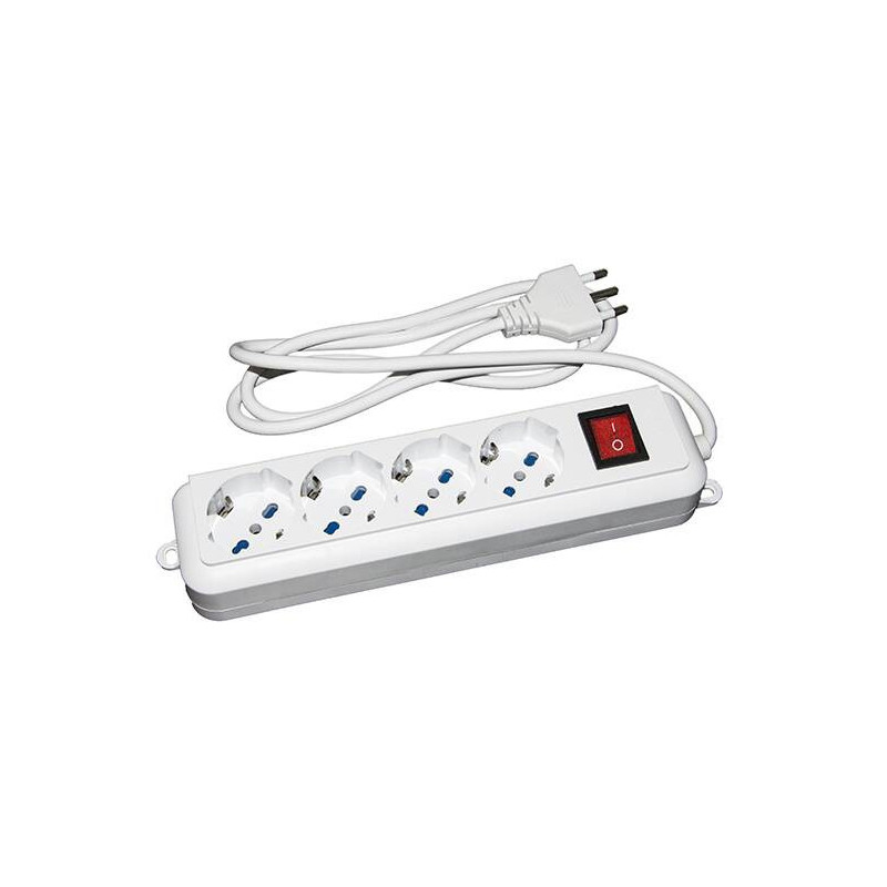 Link Accessori LKMP04 prolunghe e multiple 1 5 m 4 presa(e) AC Interno Bianco Pezzi Unici