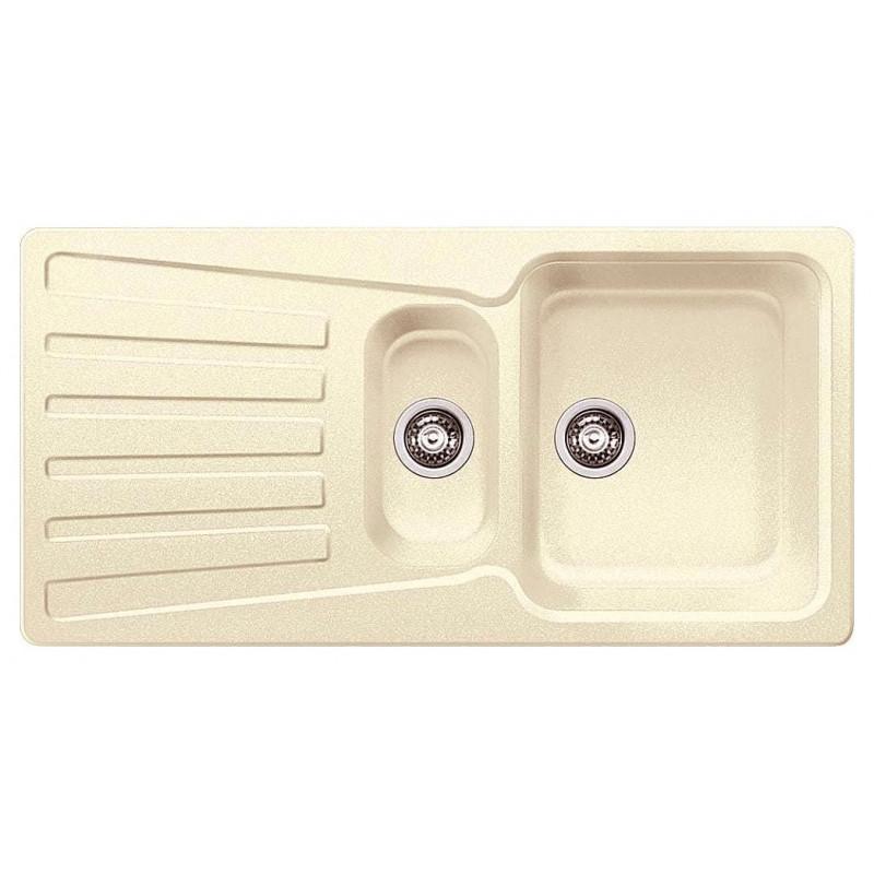 Blanco NOVA 6 S 1217081 Lavello incasso 100 x 50 cm Silgranit 2 Vasche e Gocciolatoio - Avana Online