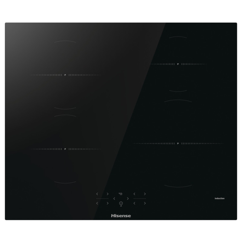 Hisense HI6401BSC piano cottura Nero Da incasso 59.5 cm Piano cottura a induzione 4 Fornello(i) Moda