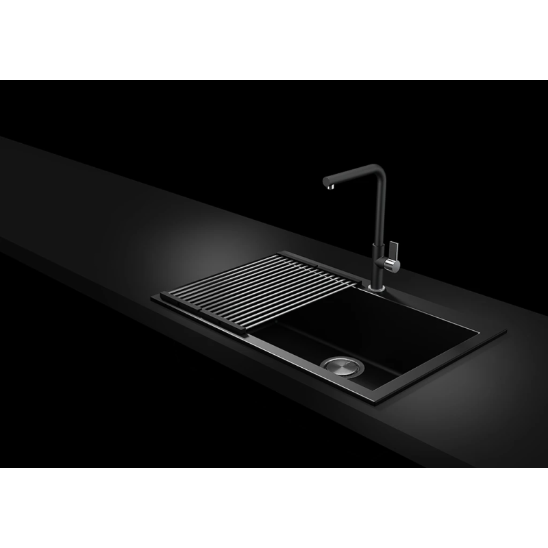TELMA ROLLMAT.IX Gocciolatoio pieghevole con barre in acciaio inox e silicone  442x316 mm colore inox Sconto di tempo limitato