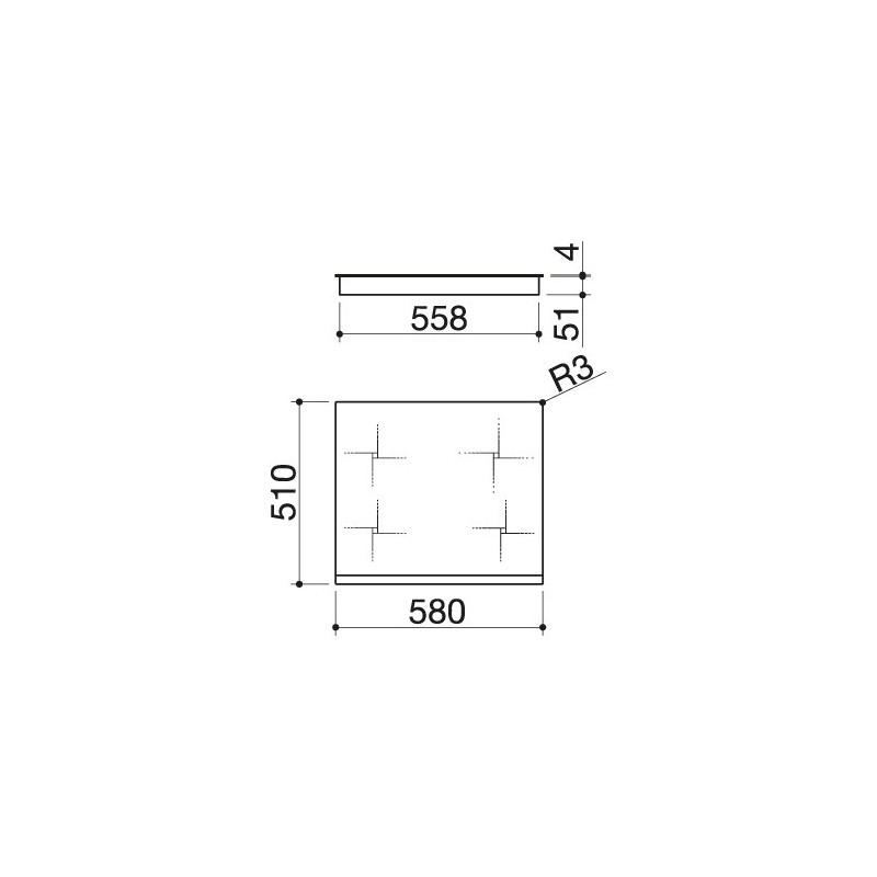 Barazza 1PIDG64B Piano cottura Induzione Green Incasso da 60 - 4 zone a induzione Touch Control con limitatore di potenza Bianco Ultimi tre giorni