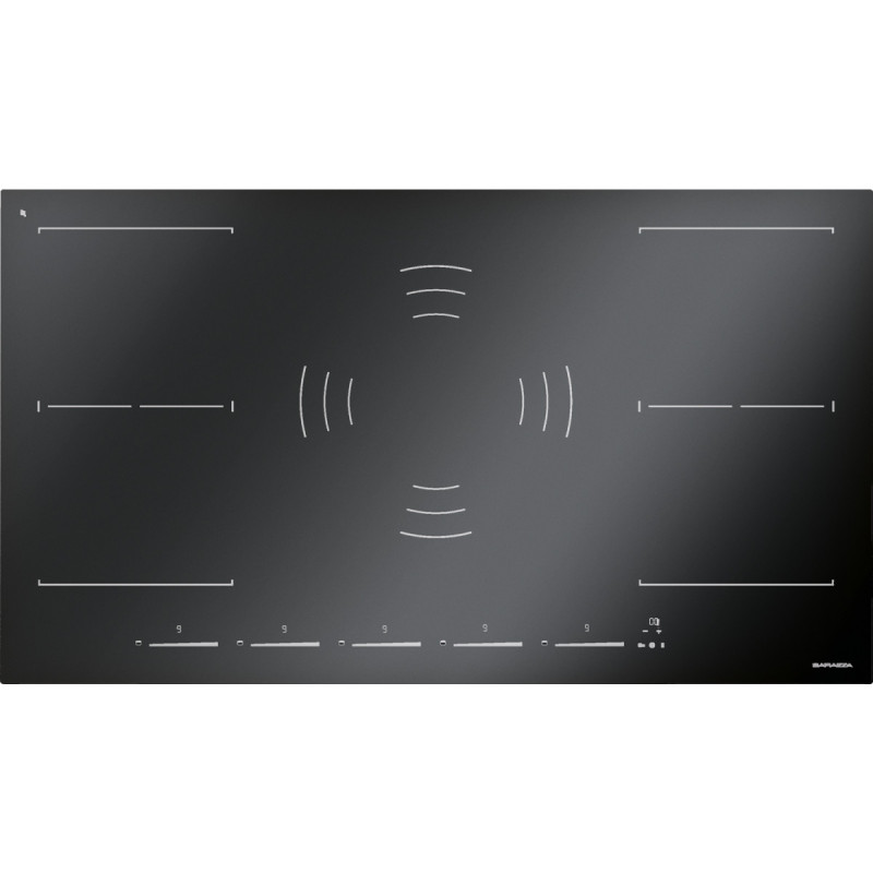 Barazza 1PIDS90N piano cottura Nero Da incasso 90 cm Piano cottura a induzione 5 Fornello(i) Latest stili