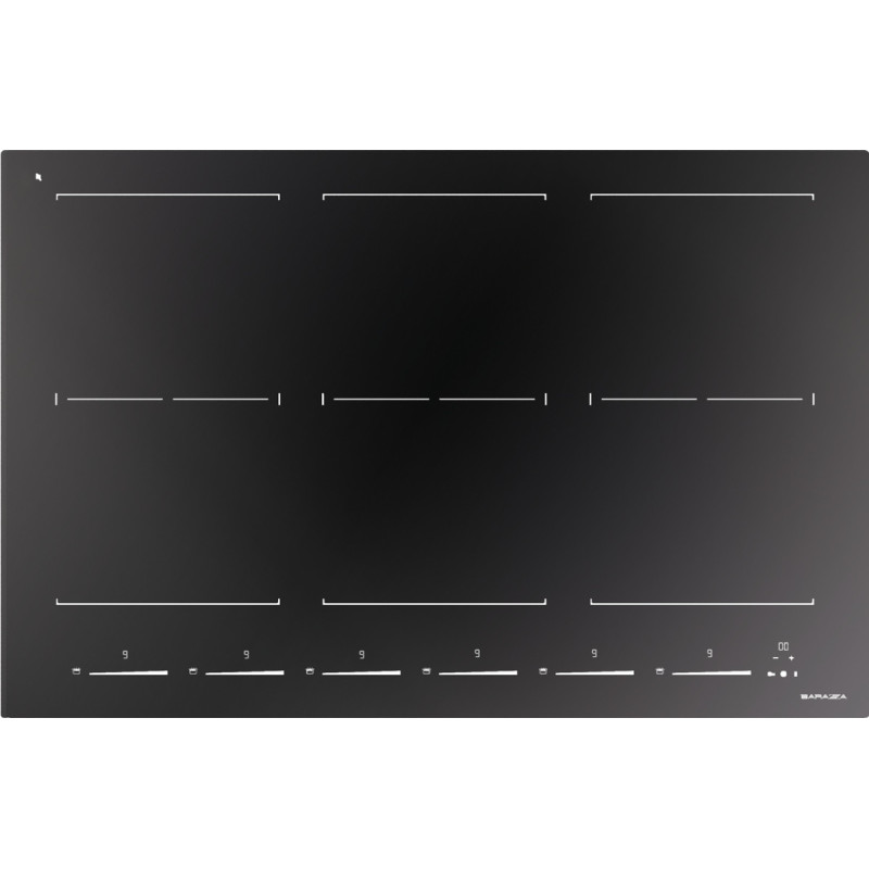 Barazza 1PIDS80N piano cottura Nero Da incasso 80 cm Piano cottura a induzione 6 Fornello(i) Ultimi due giorni