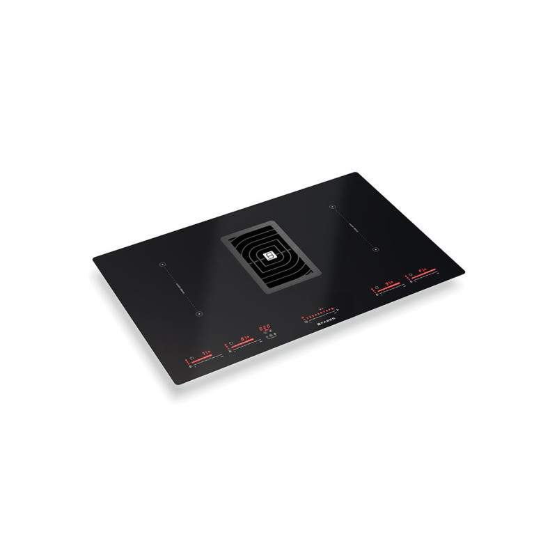 FABER S.p.A. Galileo BK Glass NG A830 Nero Da incasso 83 cm Piano cottura a induzione 4 Fornello(i) Officina