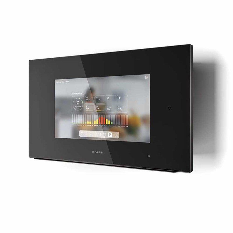 FABER S.p.A. K-AIR A80 Cappa aspirante a parete Nero 700 m³/h In vendita