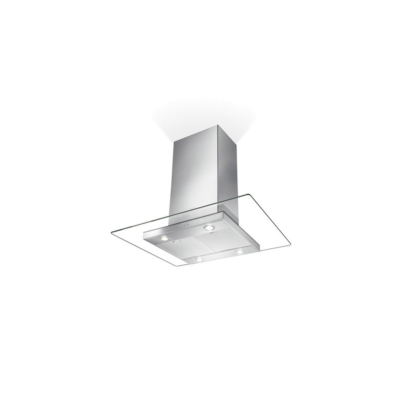 FABER S.p.A. GLASSY ISOLA/SP Cappa aspirante a isola Acciaio inox 700 m³/h B In Linea