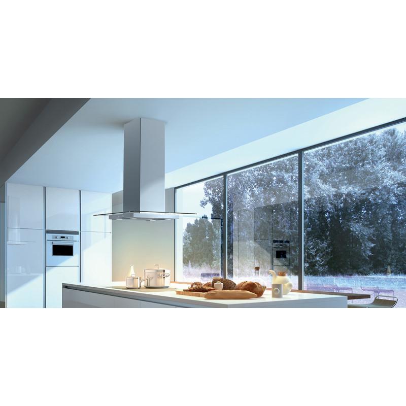 FABER S.p.A. GLASSY ISOLA/SP Cappa aspirante a isola Acciaio inox 700 m³/h B In Linea