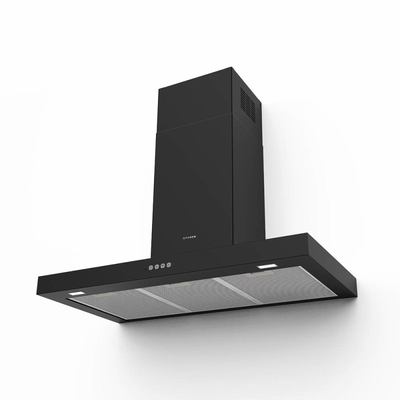 FABER S.p.A. Stilo Comfort BK Matt A120 Cappa aspirante a parete Nero 690 m³/h B Promozione