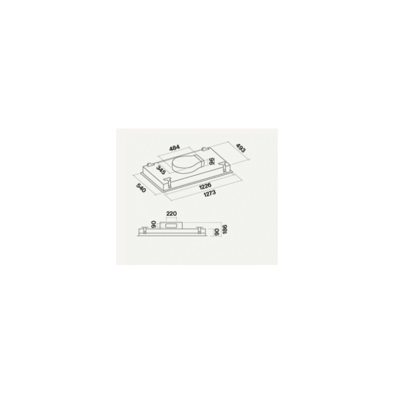 Falmec Stella Integrato a soffitto Acciaio inox B Liquidazione