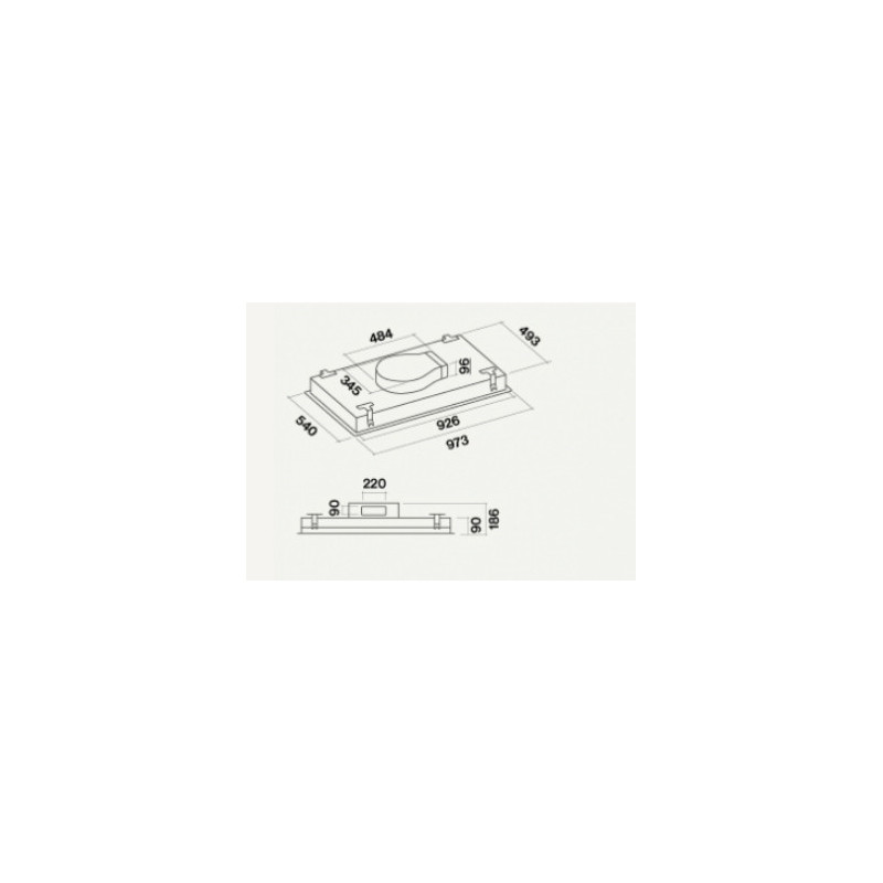 Falmec Nube Integrato a soffitto Acciaio inox 800 m³/h B ACQUISTA ORA