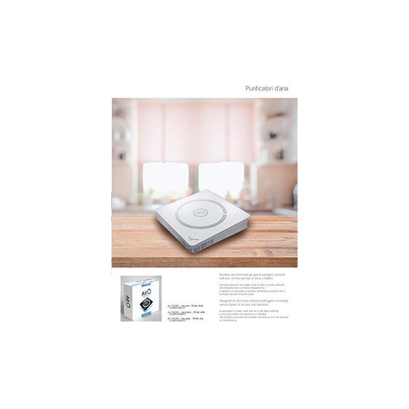 Baraldi purificatore AirO' Desk 15 m3/h 240V 50/60Hz 8W - Bianco Discount Store per i nuovi prodotti
