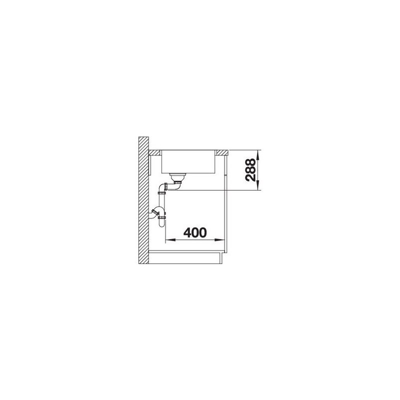 BLANCO 1523099 Lavello Zerox Durinox 700-IF 74x44cm Inox Limitato a 3 giorni