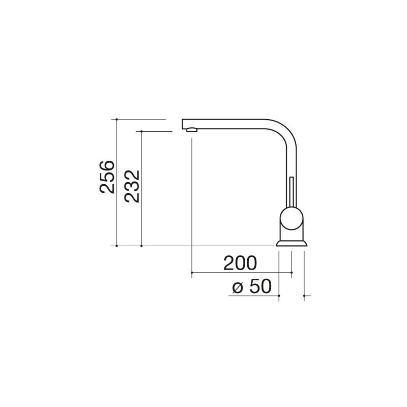 Barazza 1RUBMFSC rubinetto Acciaio inox Sottocosto