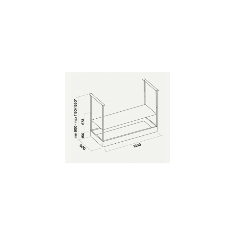 Falmec Spazio 130 Cappa aspirante a isola Nero 600 m³/h Discount Store per i nuovi prodotti