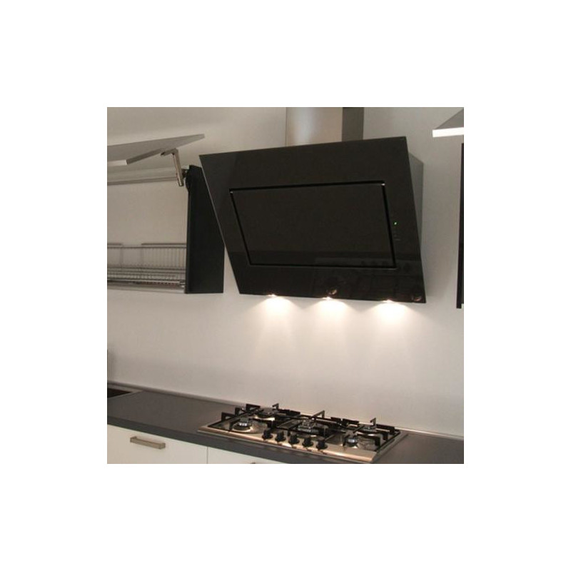 Falmec QUASARV1421 Cappa aspirante a parete Nero 800 m³/h A Offerta esclusiva