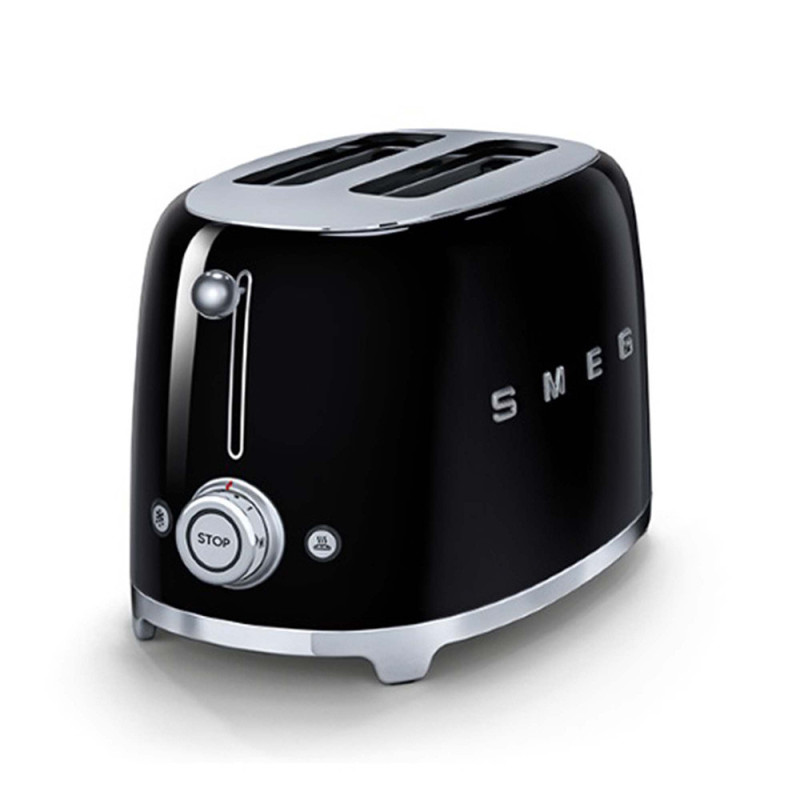 Smeg Tostapane 50's Style – Nero LUCIDO 2x2 – TSF01BLEU Online Outlet