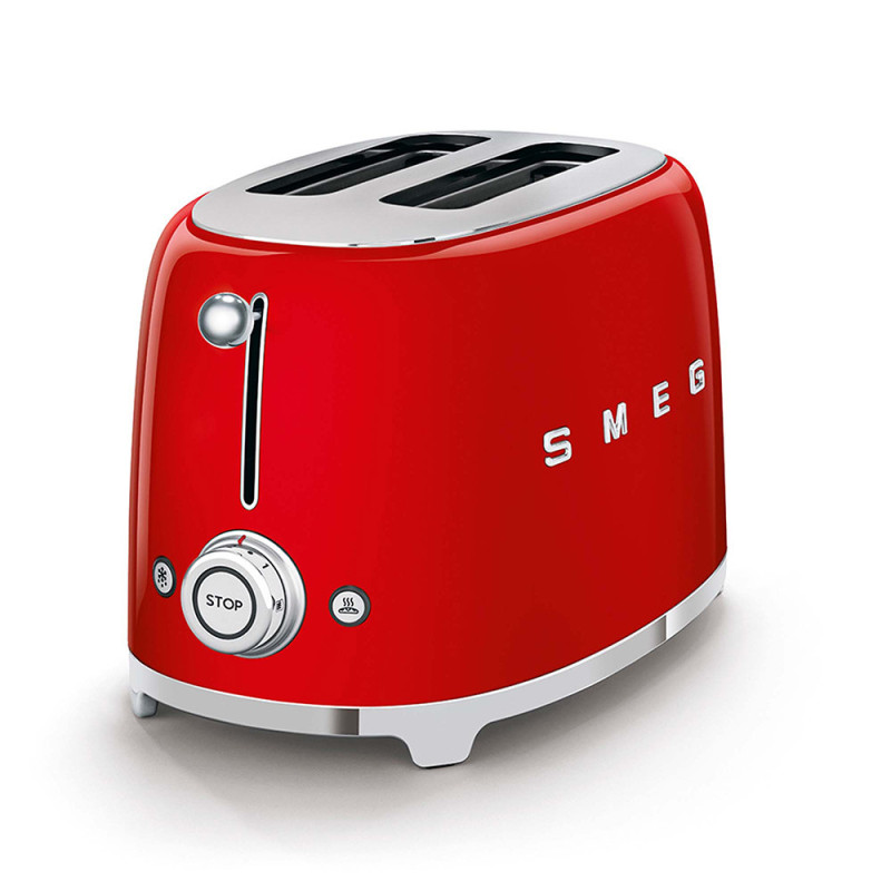 Smeg Tostapane 50's Style – Rosso LUCIDO 2x2 – TSF01RDEU Offerte esclusive