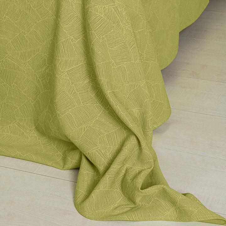 Zenoni & ColombiCompleto Copriletto con federe in cotone Jacquard Giungla Verde Acquista Ora