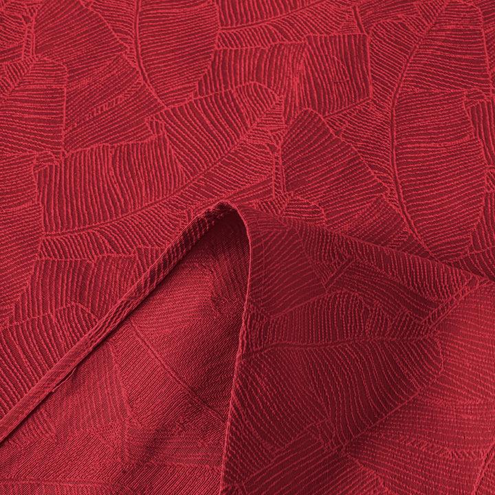 Zenoni & ColombiCompleto Copriletto con federe in cotone Jacquard Giungla Bordeaux Consegna Veloce
