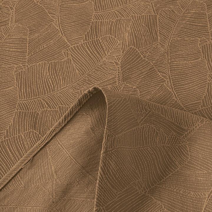 Zenoni & ColombiCompleto Copriletto con federe in cotone Jacquard Giungla Nocciola Fino Al -60%