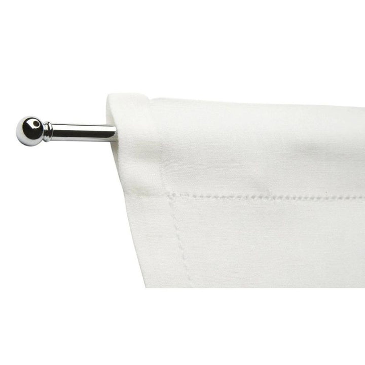 Zenoni & ColombiCoppia di Tende ricamate a mano in misto Lino Made in Italy variante Odessa Qualità Garantita