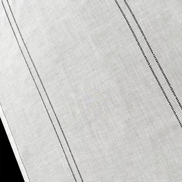 Zenoni & ColombiCoppia di Tende ricamate a mano in misto Lino Made in Italy variante Alice Hotsell