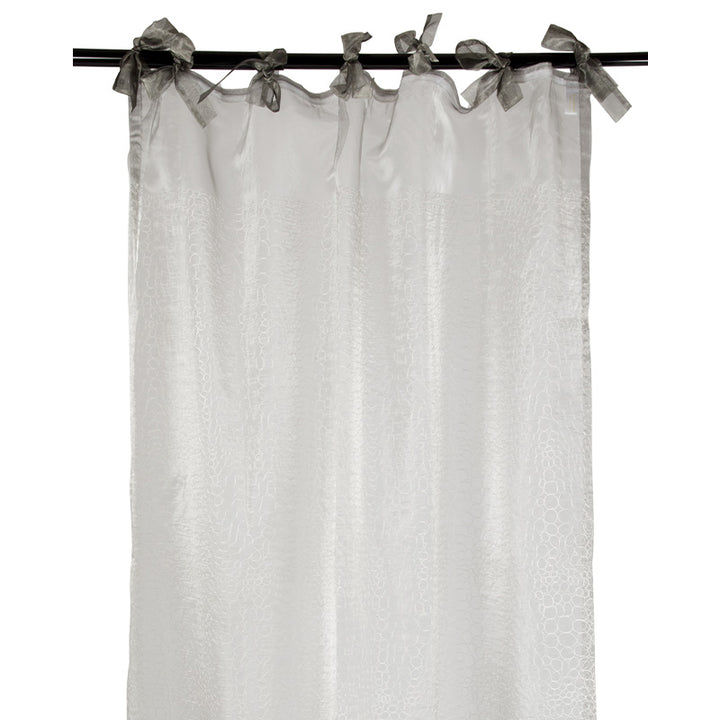 Zenoni & ColombiTenda in Organza Spektra Grigio 150x290cm Soddisfazione Garantita