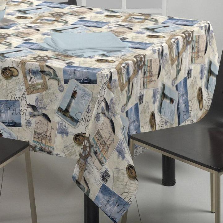Zenoni & ColombiTovaglia con fantasia Cartolina 100% Cotone stampato Shopping Online