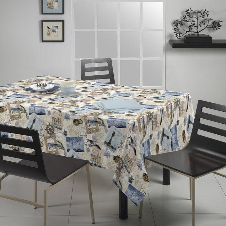Zenoni & ColombiTovaglia con fantasia Cartolina 100% Cotone stampato Shopping Online