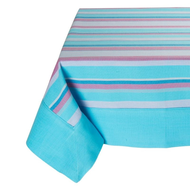 Zenoni & ColombiTovaglia in cotone tinto in filo Provencal Azzurro Convenienza