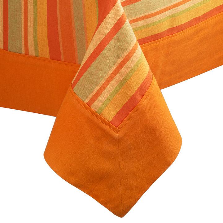 Zenoni & ColombiTovaglia in cotone tinto in filo Provencal Arancione Presa
