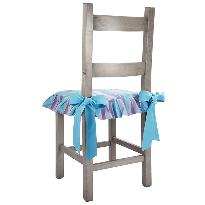 Zenoni & ColombiCopricuscino per sedia Provencal 100% cotone Azzurro Negozio