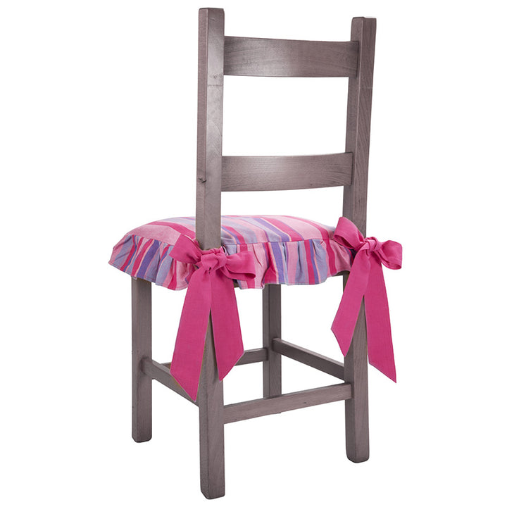 Zenoni & ColombiCopricuscino per sedia Provencal 100% cotone Fucsia In Saldo