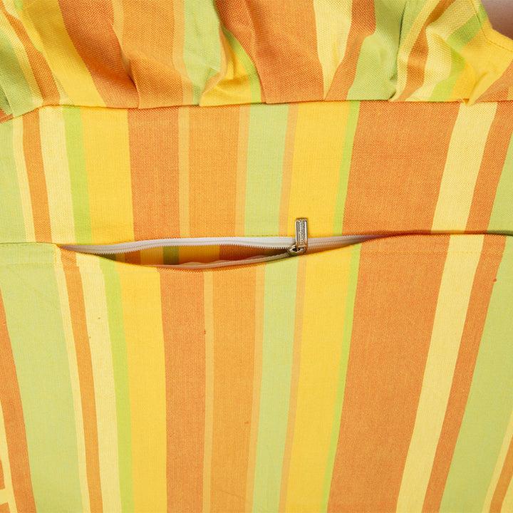 Zenoni & ColombiCopricuscino per sedia Provencal 100% cotone Giallo Nuova