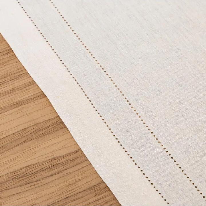 Zenoni & ColombiRunner ricamato a mano in Lino biologico Made in Italy St. Tropez Online