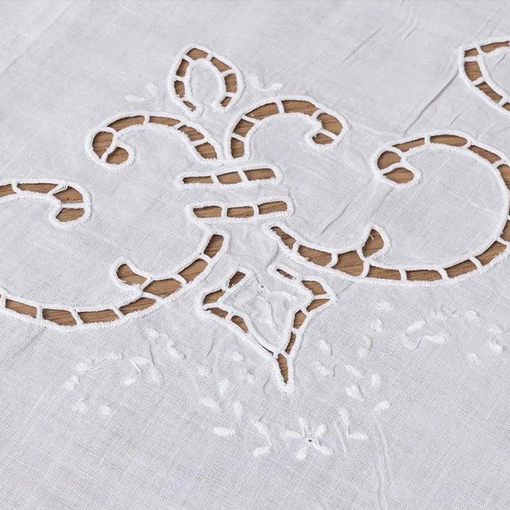 Zenoni & ColombiCentrotavola ricamato a mano in misto Lino e Cotone Made in Italy variante Toscano Offerte