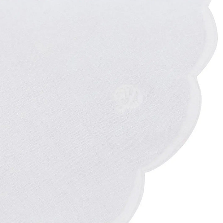 Zenoni & ColombiCentrino centrotavola rotondo ricamato a mano in puro cotone Made in Italy variante Sherwood 2025
